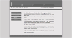 Desktop Screenshot of boss-planungsteam.de